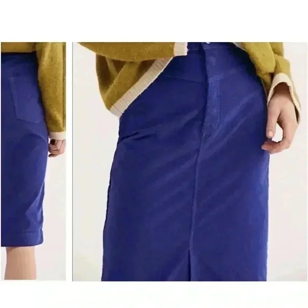 Free People WTF Bright Blue
Corduroy Skirt Size 25